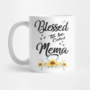 mema blessed to be called mema Mug